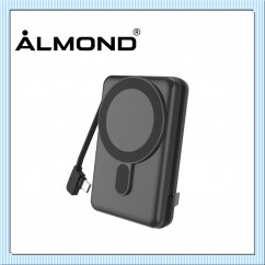 ALMOND QI2PB-10U Qi2 認証 自帶線移動電源